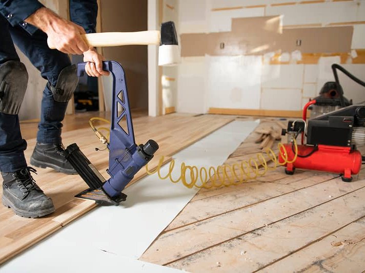 hardwood installation in Henderson, Carolina Carpets