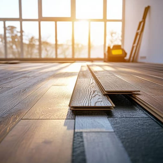Laminate installation from Carolina Carpet in the Henderson, NC area